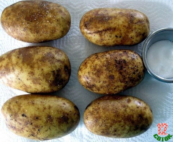 Дважды запеченный картофель